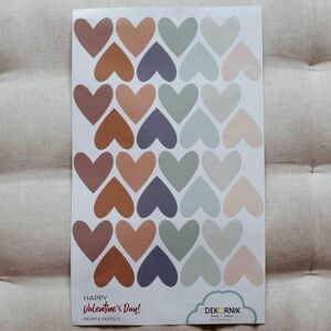 Baby stickers Dekornik Simply Hearts 2 Mixte 30x50 cm Baby stickers Dekornik Simply Hearts 2 Mixte 30x50 cm