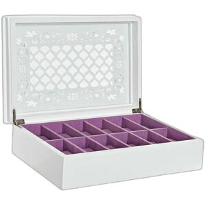 Watch jewelry box glass and wood mdf DKD Home Decor One size Watch jewelry box glass and wood mdf DKD Home Decor One size