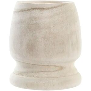 Boho paulownia wood cache-pot DKD Home Decor (x2) Mixte One size Boho paulownia wood cache-pot DKD Home Decor (x2) Mixte One size