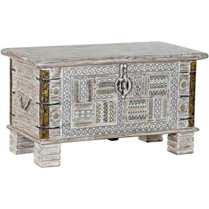 Metal and mango wood chest DKD Home Decor 80x40x45 cm One size Metal and mango wood chest DKD Home Decor 80x40x45 cm One size