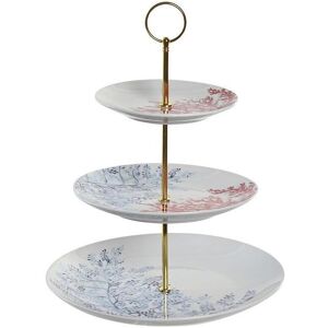 Porcelain and metal fruit basket DKD Home Decor Mixte One size Porcelain and metal fruit basket DKD Home Decor Mixte One size