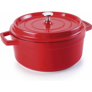 Lacor Red Aluminium Cast Cookware Pot - 16cm Lacor Red Aluminium Cast Cookware Pot - 16cm