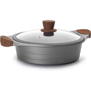 Lacor 27327 4L Saucepan - Steel, Glass Lid - All Stoves Lacor 27327 4L Saucepan - Steel, Glass Lid - All Stoves