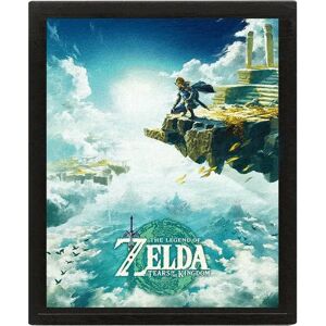 The Legend of Zelda Hyrule Skies 3D Poster - Framed Gaming Art The Legend of Zelda Hyrule Skies 3D Poster - Framed Gaming Art
