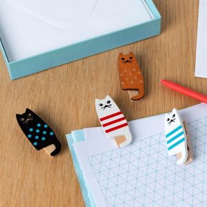 Mini wooden clip Rex London Cats (x4) Mixte One size Mini wooden clip Rex London Cats (x4) Mixte One size