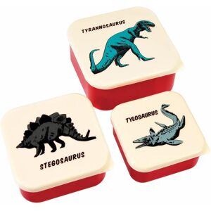 Lunch box to taste Rex London Prehistoric Land (x3) 11.5x11.5x5.5 cm Lunch box to taste Rex London Prehistoric Land (x3) 11.5x11.5x5.5 cm
