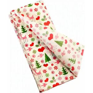 50's Christmas tissue paper Rex London (x10) 70x50x0.1 cm 50's Christmas tissue paper Rex London (x10) 70x50x0.1 cm