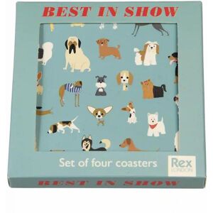 Coaster Rex London Best In Show (x4) 10x10x0.3 cm Coaster Rex London Best In Show (x4) 10x10x0.3 cm