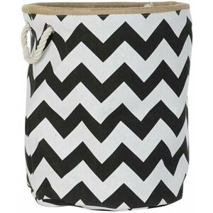 Modern zigzag basket in jute DKD Home Decor Mixte One size Modern zigzag basket in jute DKD Home Decor Mixte One size