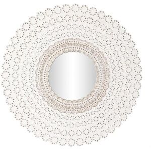 Distressed Indian Wood MDF Wall Mirror DKD Home Decor One size Distressed Indian Wood MDF Wall Mirror DKD Home Decor One size