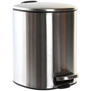 Pedal garbage can stainless steel polypropylene DKD Home Decor Mixte 5 L Pedal garbage can stainless steel polypropylene DKD Home Decor Mixte 5 L