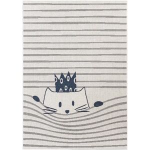Cat King Yellow Tipi Polypropylene Rug - Kids Room Decor Cat King Yellow Tipi Polypropylene Rug - Kids Room Decor