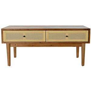 Rattan fir coffee table DKD Home Decor Mixte One size Rattan fir coffee table DKD Home Decor Mixte One size