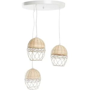 Fijalo Meti LA196515 Ceiling Light - Rattan Metal 75cm Spain Fijalo Meti LA196515 Ceiling Light - Rattan Metal 75cm Spain