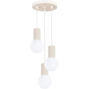 Hanging lamp Sollux Lighting Halo 3P 25x25x125 cm Hanging lamp Sollux Lighting Halo 3P 25x25x125 cm
