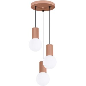 Hanging lamp Sollux Lighting Halo 3P 25x25x125 cm Hanging lamp Sollux Lighting Halo 3P 25x25x125 cm