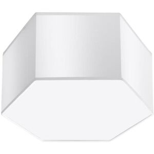 Sollux Lighting Sunde Hexagon Ceiling Light - LED, Black/White Sollux Lighting Sunde Hexagon Ceiling Light - LED, Black/White