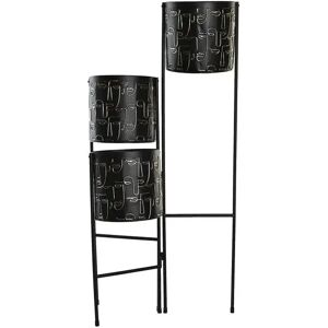 Metal face planter DKD Home Decor Mixte One size Metal face planter DKD Home Decor Mixte One size