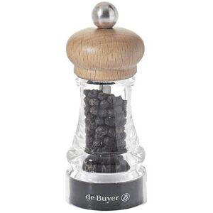 DE BUYER HIP-HOP Natural Wood & Acrylic Pepper Mill - Pepper Mill DE BUYER HIP-HOP Natural Wood & Acrylic Pepper Mill - Pepper Mill