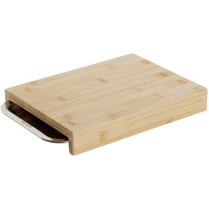 Bamboo and stainless steel cutting board DKD Home Decor Mixte One size Bamboo and stainless steel cutting board DKD Home Decor Mixte One size