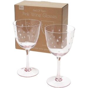 Wine glass Rex London Etched star (x2) Mixte 8,5x8,5x17,6 cm Wine glass Rex London Etched star (x2) Mixte 8,5x8,5x17,6 cm