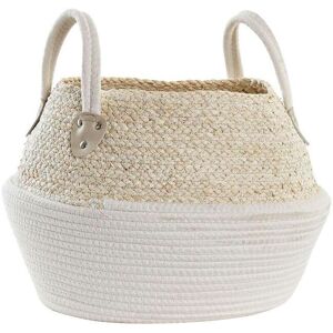 Natural fiber basket DKD Home Decor Mixte One size Natural fiber basket DKD Home Decor Mixte One size