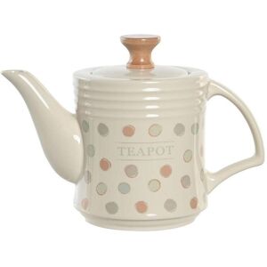 Stoneware teapot DKD Home Decor Mixte One size Stoneware teapot DKD Home Decor Mixte One size