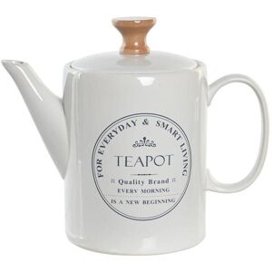 Stoneware teapot DKD Home Decor Mixte One size Stoneware teapot DKD Home Decor Mixte One size