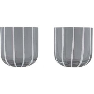 Glass cup OYOY Living Design (x2) Mixte 8x8x8,2 cm Glass cup OYOY Living Design (x2) Mixte 8x8x8,2 cm