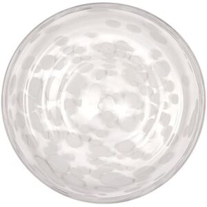 OYOY L300669 White Glass Round Dining Plate - Dining Plate OYOY L300669 White Glass Round Dining Plate - Dining Plate