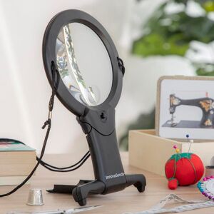 Hands-free magnifying glass with LED light InnovaGoods Zooled One size Hands-free magnifying glass with LED light InnovaGoods Zooled One size