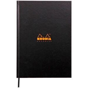 Notepad 192-page hardback booklet, small squares with header frame ribbon bookmark / precut corners Rhodia Rhodiactive A4 Notepad 192-page hardback booklet, small squares with header frame ribbon bookmark / precut corners Rhodia Rhodiactive A4