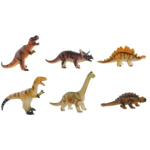 Soft toy figure DKD Home Decor Dinosaure (x6) One size Soft toy figure DKD Home Decor Dinosaure (x6) One size