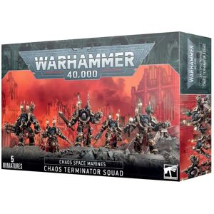 Set of 5 figurines Games Workshop Warhammer 40k - Space Marine du Chaos Terminators (2019) One size Set of 5 figurines Games Workshop Warhammer 40k - Space Marine du Chaos Terminators (2019) One size