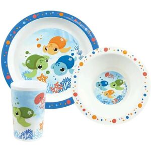 Fun House Children's crockery set Jemini Ma petite carapace assiette, bol, verre Mixte 18x10 cm Fun House Children's crockery set Jemini Ma petite carapace assiette, bol, verre Mixte 18x10 cm