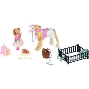 Doll and her horse WDK Partner 19x12,5x36,5 cm Doll and her horse WDK Partner 19x12,5x36,5 cm