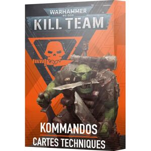 Board games Games Workshop Warhammer 40k - Kill Team Datacards Kommandos Orks (Fr) One size Board games Games Workshop Warhammer 40k - Kill Team Datacards Kommandos Orks (Fr) One size