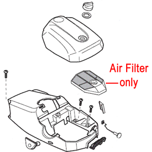 Mountfield Parts and Attachments Mountfield Macallister Chainsaw Air Filter 118800188/0 Mountfield Parts and Attachments Mountfield Macallister Chainsaw Air Filter 118800188/0