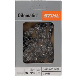 Stihl Parts and Attachments Stihl PM3 Picco Micro 1.1mm Chain 72 Links 3670 000 0072 Stihl Parts and Attachments Stihl PM3 Picco Micro 1.1mm Chain 72 Links 3670 000 0072