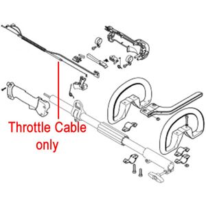 Stihl Parts and Attachments Stihl HT/KM Throttle Cable 4180 180 1150 Stihl Parts and Attachments Stihl HT/KM Throttle Cable 4180 180 1150