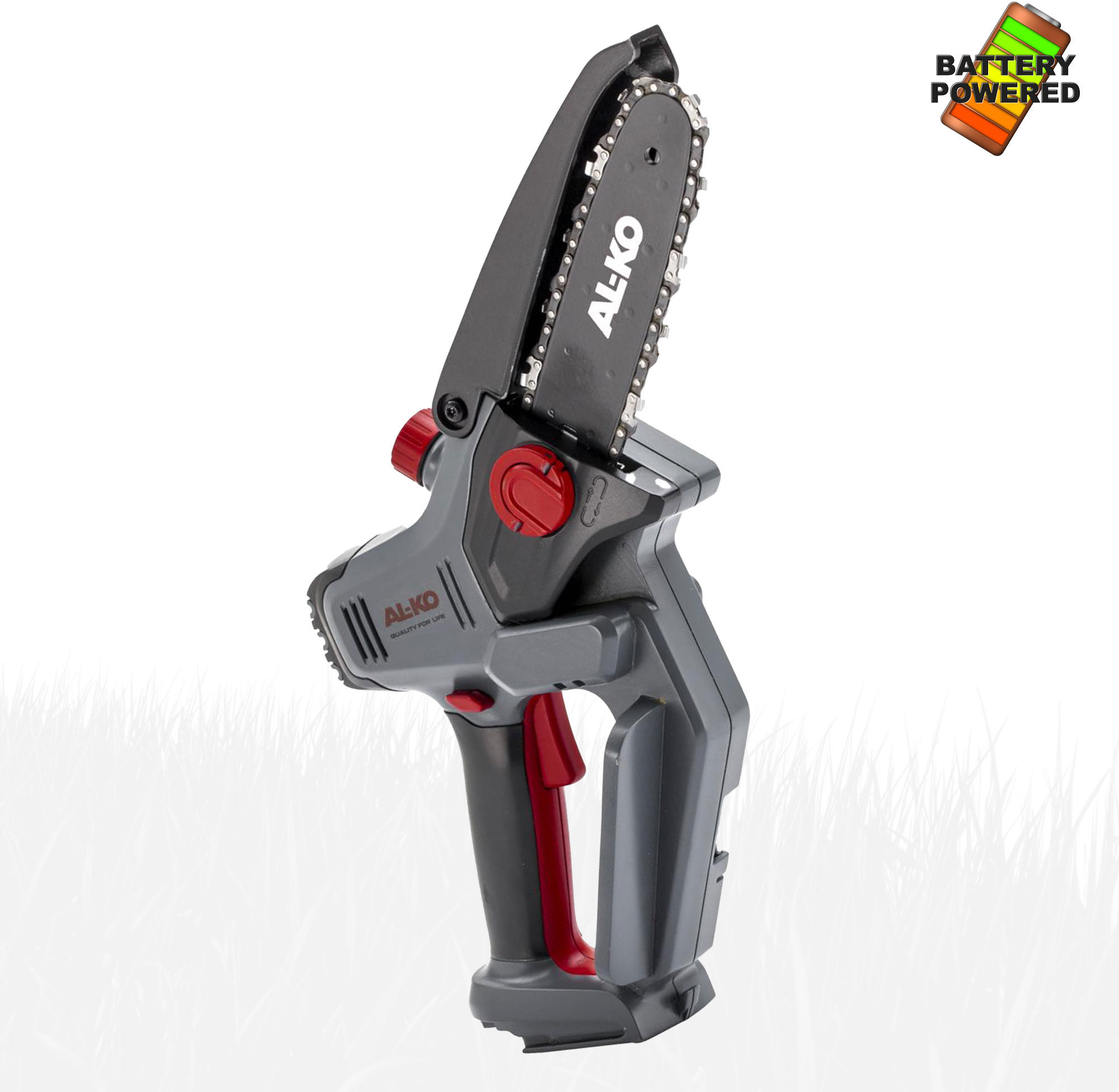 AL-KO CSM 1815 6" Bosch Compatible 18v Battery Handheld Cordless Chainsaw