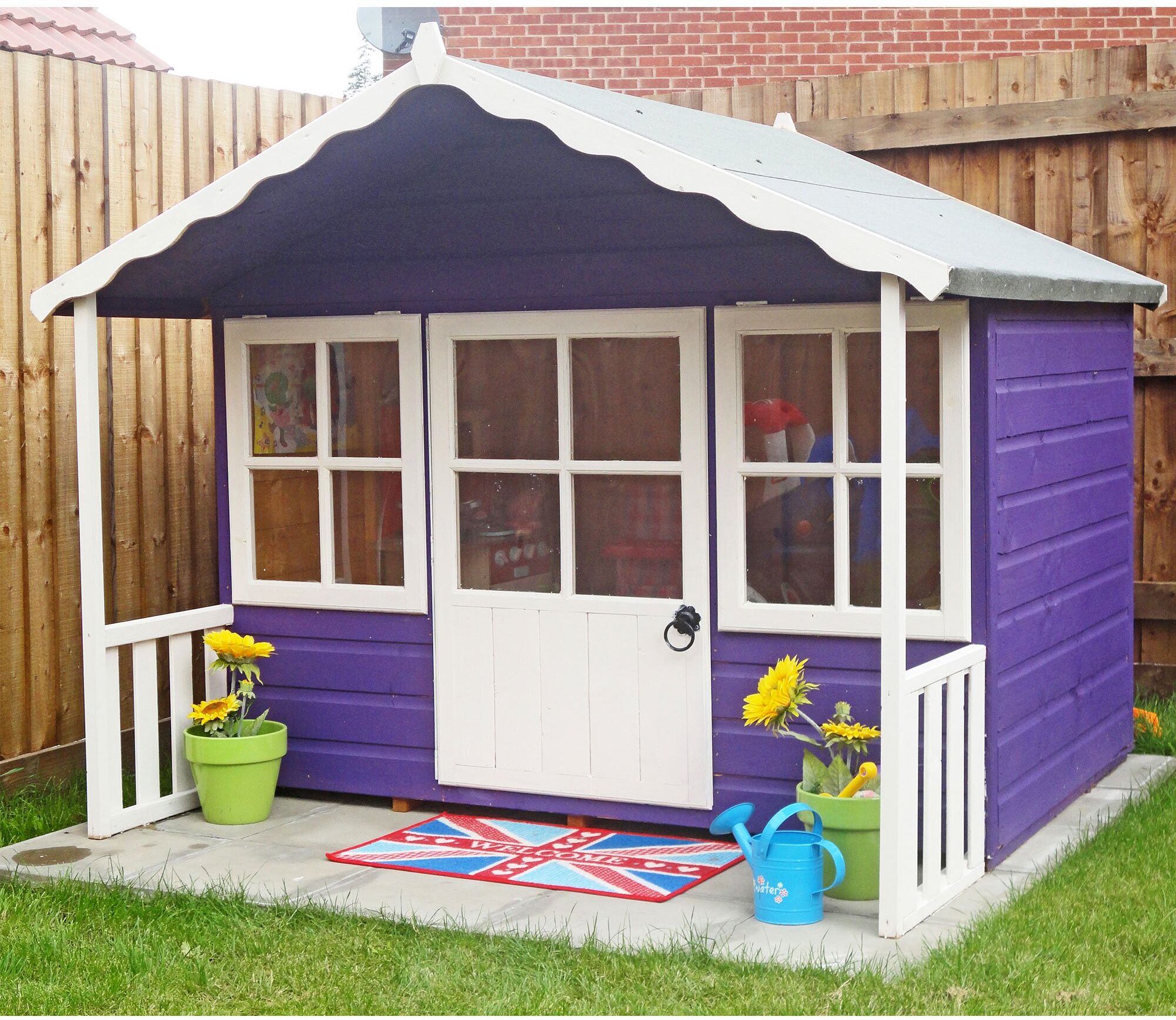 6 x 5 Shire Pixie Childrens/ Kids Wooden Garden Playhouse