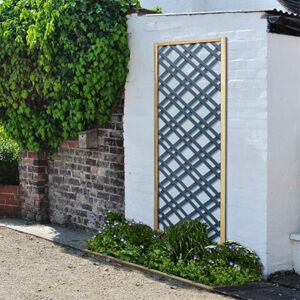 Forest Garden Forest 5'11 x 2' Grey Painted Wooden Diamond Lattice Panel (1.8m x 0.6m) Forest Garden Forest 5'11 x 2' Grey Painted Wooden Diamond Lattice Panel (1.8m x 0.6m)