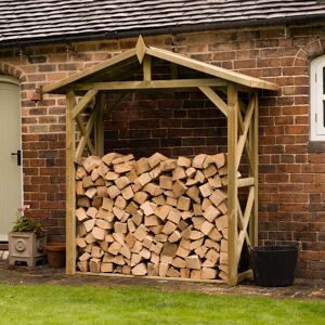 Forest Garden 6'10 x 2'10 Forest Apex Large Logstore (2.1m x 0.9m)