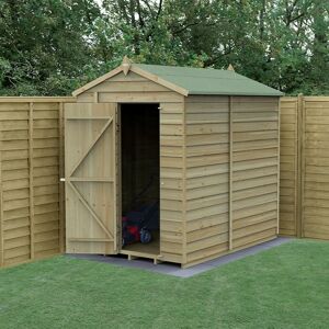 Forest Garden 7' x 5' Forest 4Life 25yr Guarantee Overlap Pressure Treated Windowless Apex Wooden Shed (2.18m x 1.64m) Forest Garden 7' x 5' Forest 4Life 25yr Guarantee Overlap Pressure Treated Windowless Apex Wooden Shed (2.18m x 1.64m)