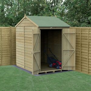 Forest Garden 7' x 5' Forest 4Life 25yr Guarantee Overlap Pressure Treated Windowless Double Door Reverse Apex Wooden Shed (2.28m x 1.53m) Forest Garden 7' x 5' Forest 4Life 25yr Guarantee Overlap Pressure Treated Windowless Double Door Reverse Apex Wooden Shed (2.28m x 1.53m)