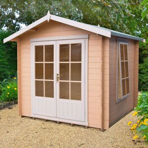 Shire Barnsdale 2.4m x 2.4m Wooden Log Cabin Summerhouse (19mm) Shire Barnsdale 2.4m x 2.4m Wooden Log Cabin Summerhouse (19mm)