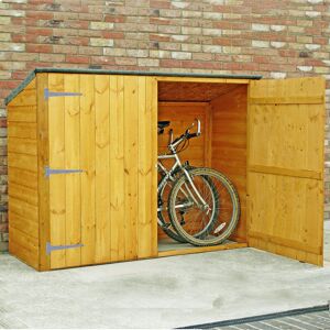 6' x 2'6 Shire Wooden Bike Shed & Garden Storage - No Floor 6' x 2'6 Shire Wooden Bike Shed & Garden Storage - No Floor