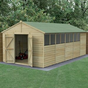 Forest Garden Beckwood 10x20 Apex Wooden Shed - 25yr Guarantee Forest Garden Beckwood 10x20 Apex Wooden Shed - 25yr Guarantee