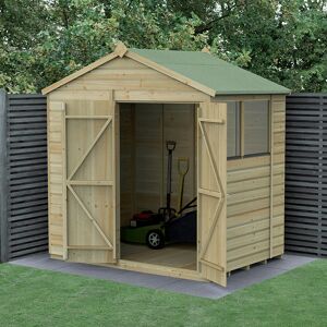 Forest Garden Beckwood Apex Garden Shed - Double Doors - 25yr Guarantee Forest Garden Beckwood Apex Garden Shed - Double Doors - 25yr Guarantee